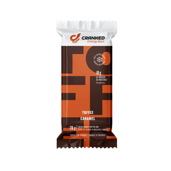 toffee caramel Cranked Energy Bar